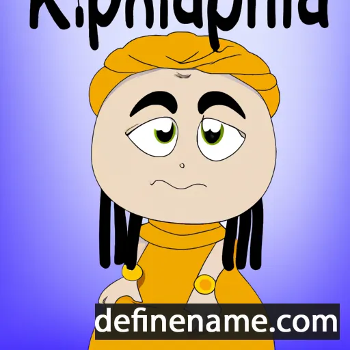 cartoon of the name Khilippa