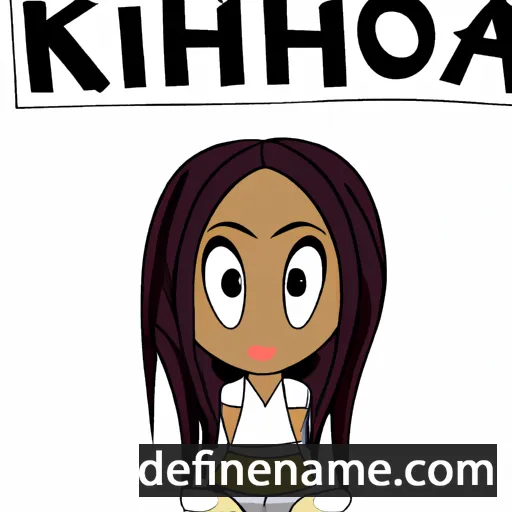 Khiona cartoon