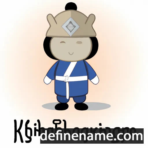 cartoon of the name Khishigbaatar