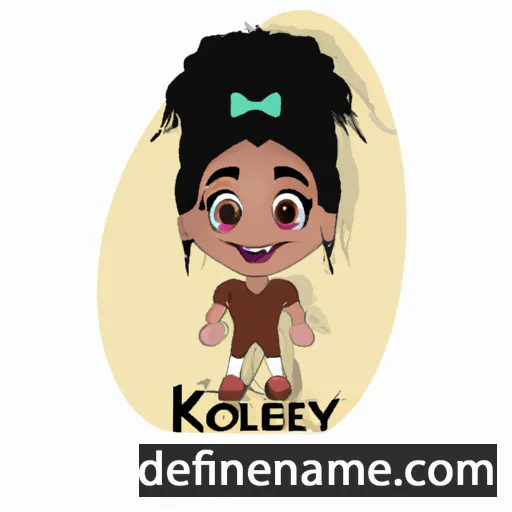 cartoon of the name Khloey