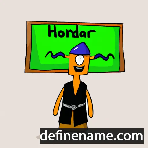 cartoon of the name Khorældar