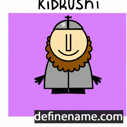 cartoon of the name Khristodul