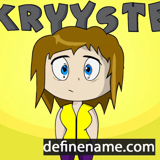 Khrystel cartoon