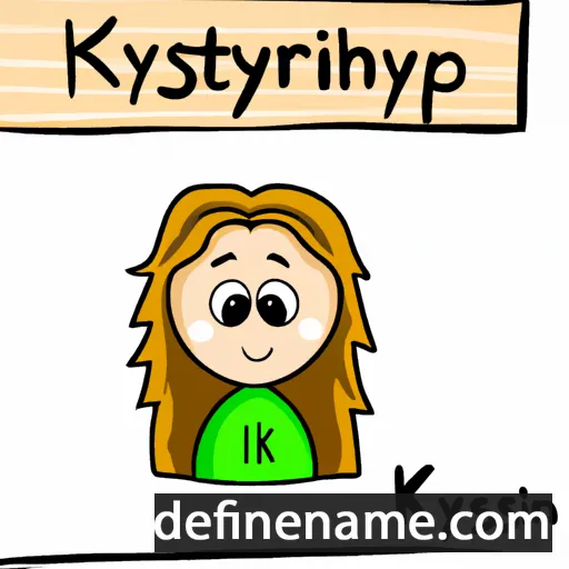 Khrystyn cartoon