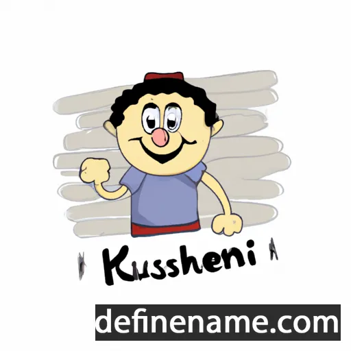 cartoon of the name Khüslen