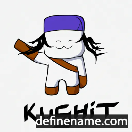 cartoon of the name Khuyagt