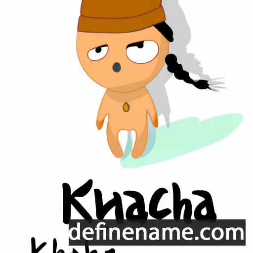 cartoon of the name Khvicha