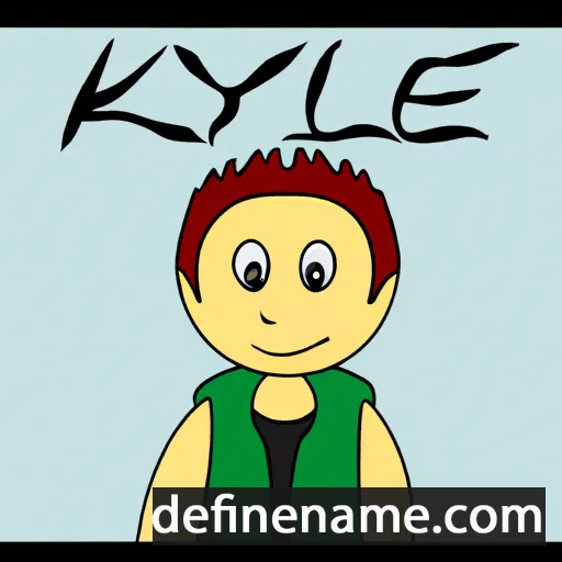 cartoon of the name Khyle