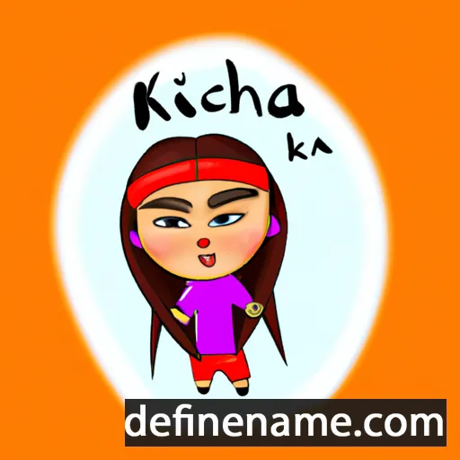 cartoon of the name Kichka