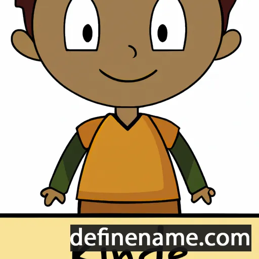 cartoon of the name Kidane