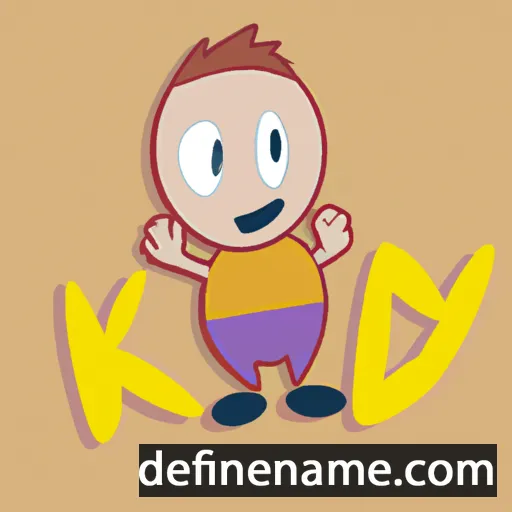 cartoon of the name Kiddý