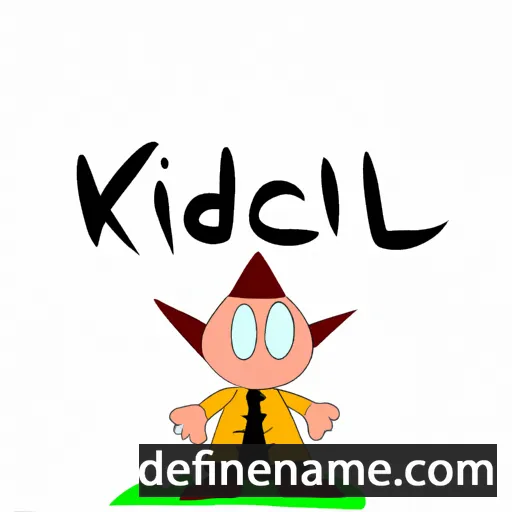 cartoon of the name Kidili