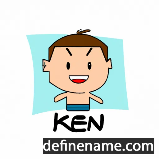 cartoon of the name Kiên