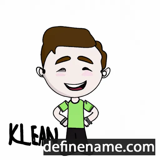 cartoon of the name Kielan