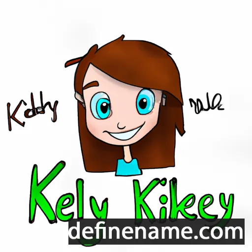 cartoon of the name Kiely