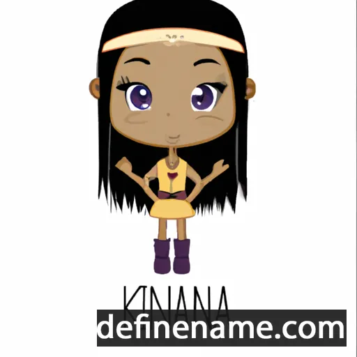 cartoon of the name Kihanna