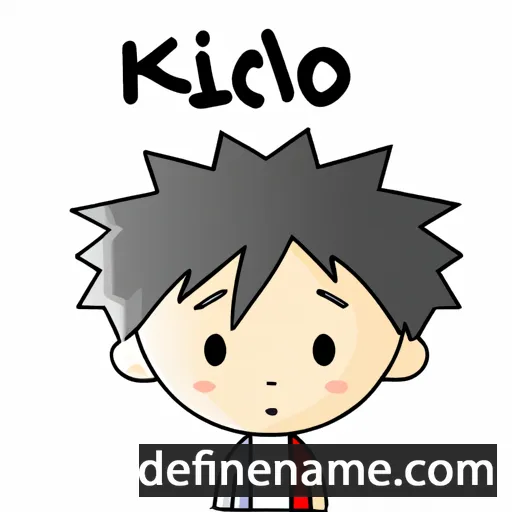 cartoon of the name Kiichiro