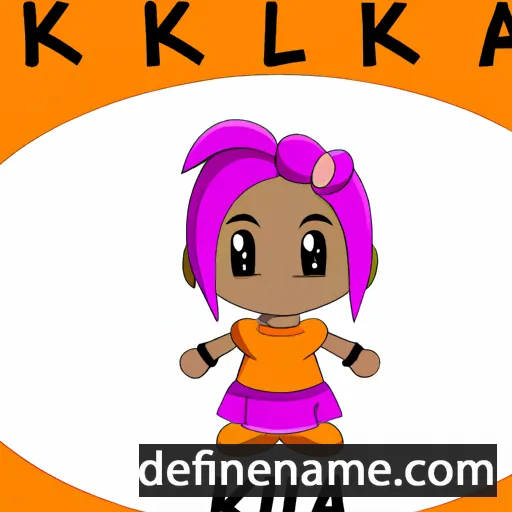 cartoon of the name K'ila