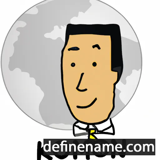 cartoon of the name Ki-moon