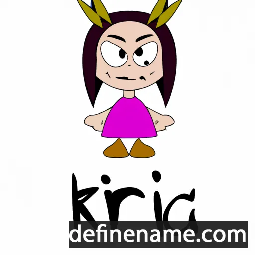 cartoon of the name Kiiri