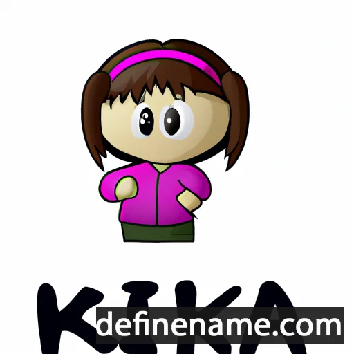 cartoon of the name Kikka