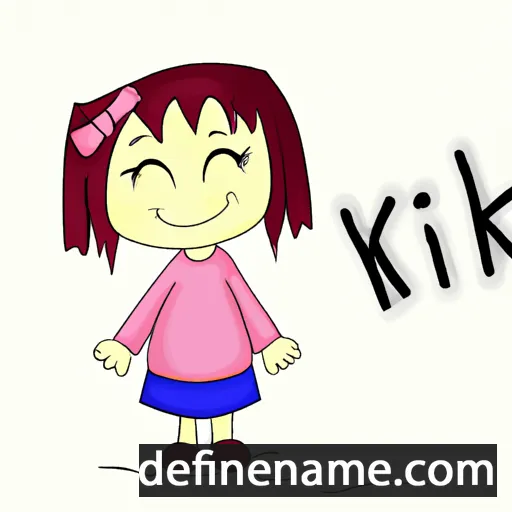 cartoon of the name Kikki