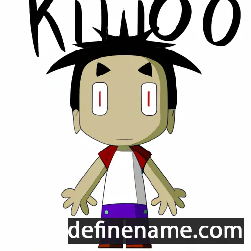 cartoon of the name Kikuto