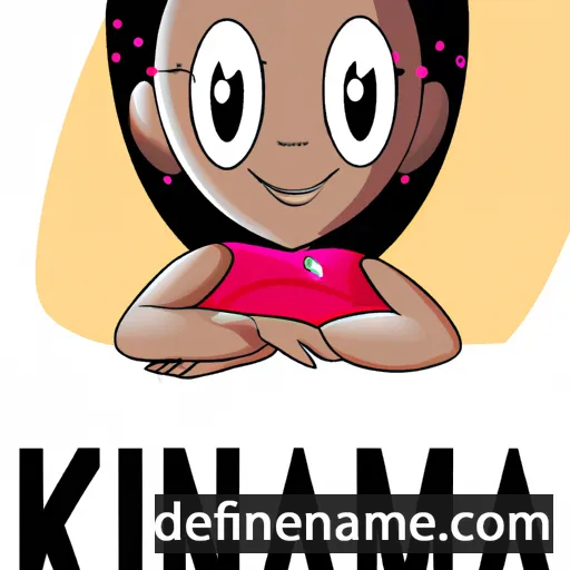 cartoon of the name Kimana