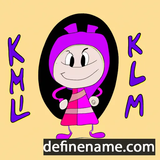 cartoon of the name Kimimila