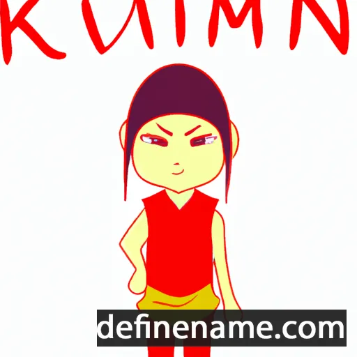 cartoon of the name Kiminaru