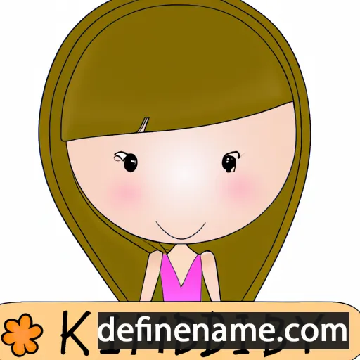 cartoon of the name Kimmberly