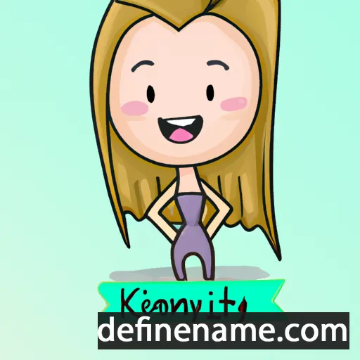 cartoon of the name Kimmily