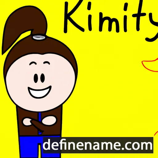 cartoon of the name Kimothy