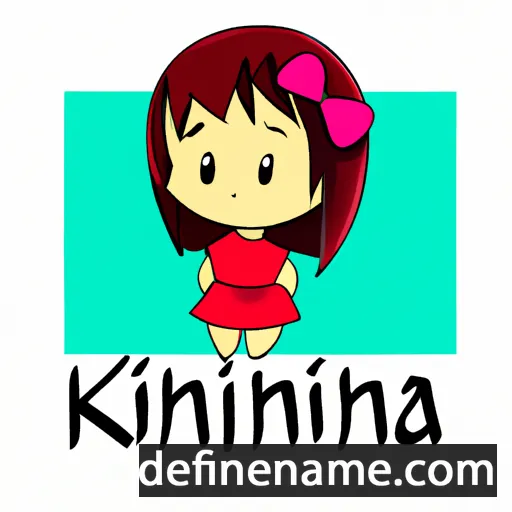 cartoon of the name Kina-chan