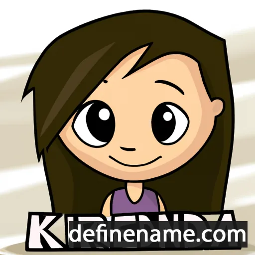 cartoon of the name Kindrea