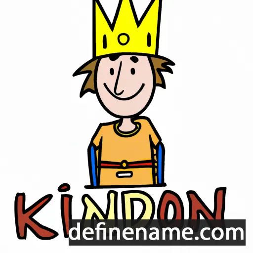 cartoon of the name Kingdom