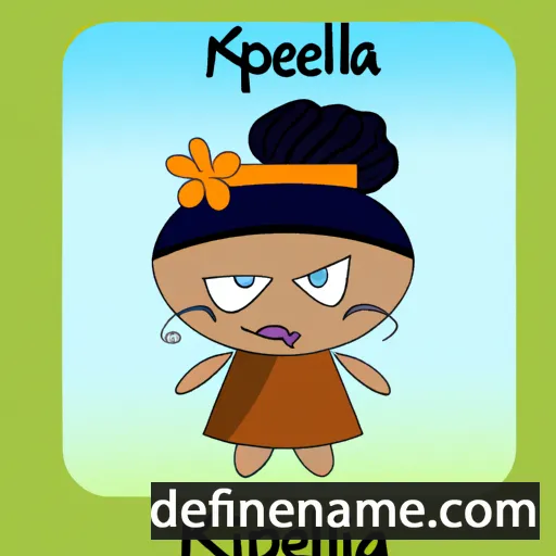 cartoon of the name Kinipela