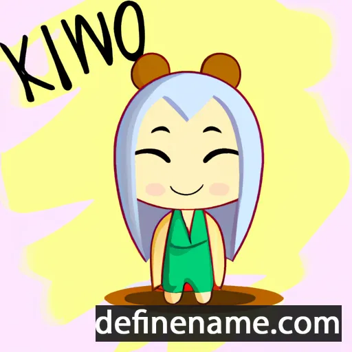 cartoon of the name Kinuyo