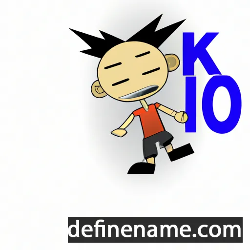 cartoon of the name Kio