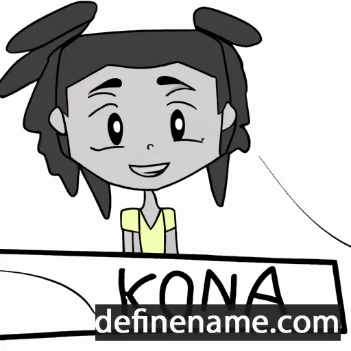 Kiona cartoon