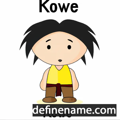 cartoon of the name Kiowa