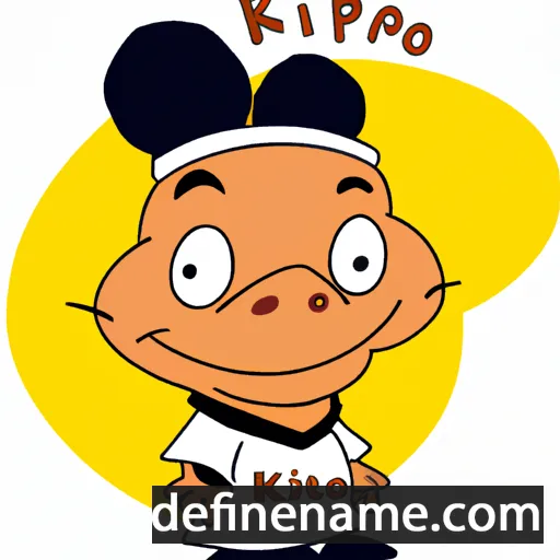 cartoon of the name Kipo