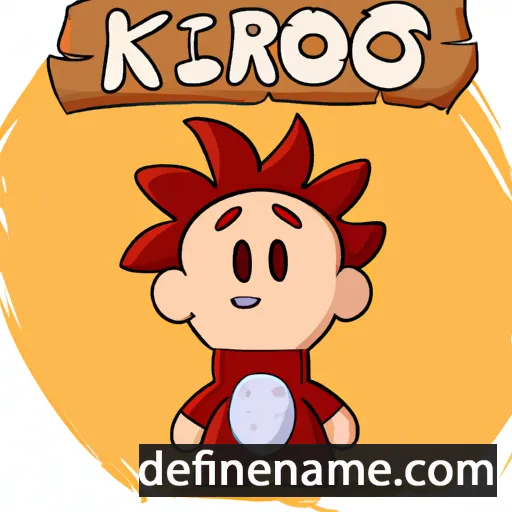 cartoon of the name Kirakos