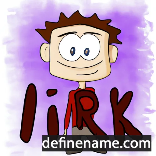 cartoon of the name Kirik