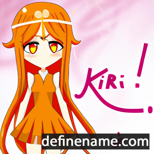 Kirika cartoon