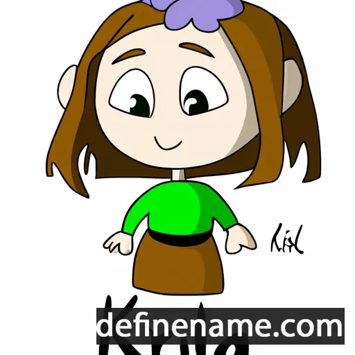 cartoon of the name Kirila