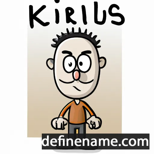 cartoon of the name Kirilas