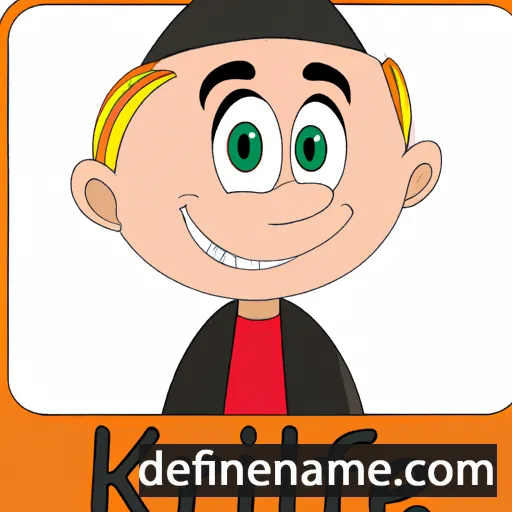 cartoon of the name Kirile