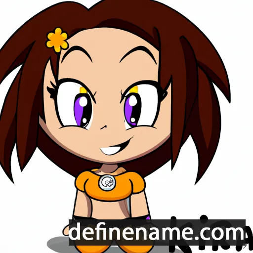 cartoon of the name Kirra