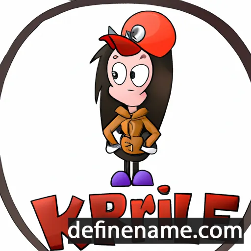 cartoon of the name Kirrilie